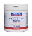 Vitamina C 1500 (liberación sostenida) · Lamberts · 120 tabletas