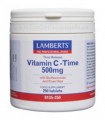 Vitamina C 500 (Liberación sostenida) · Lamberts · 250 Tabletas