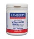 Vitamina D3 1000UI · Lamberts · 120 cápsulas