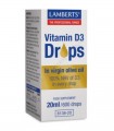 Vitamina D3 Líquida · Lamberts · 20 ml
