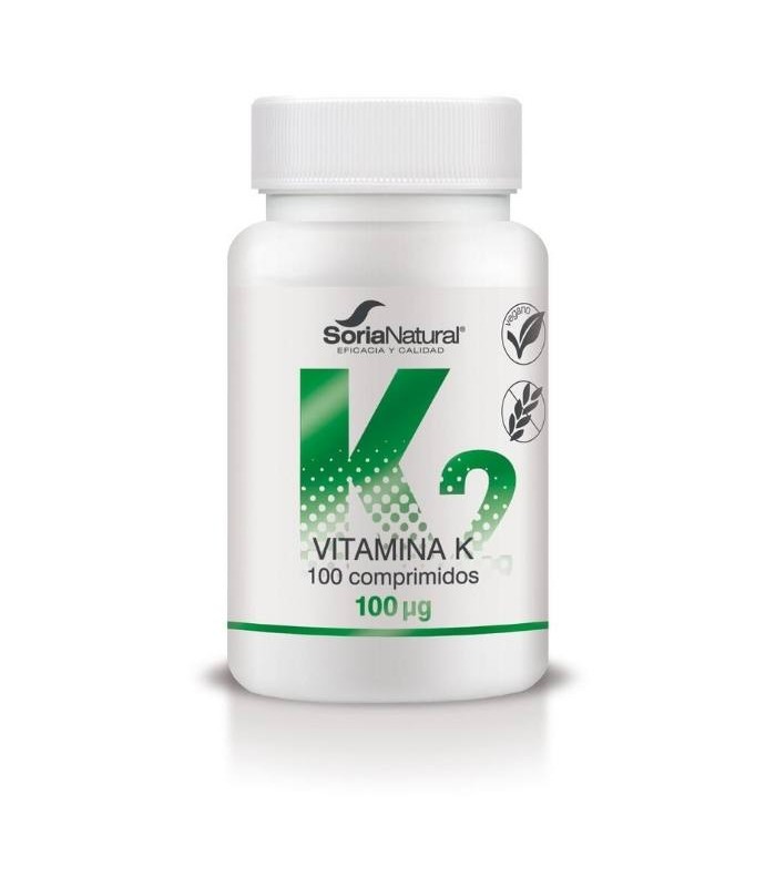 Vitamina K2 · Soria Natural · 100 comprimidos