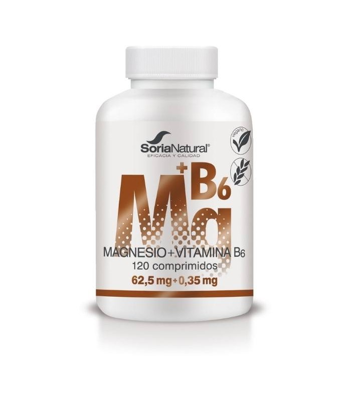 Magnesio y vitamina B6 · Soria Natural · 120 Comprimidos