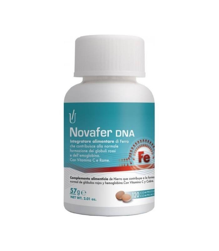 Novafer DNA · Glauber Pharma · 120 Comprimidos
