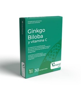 Ginkgo Biloba y vitamina C · Herbora · 30 Comprimidos