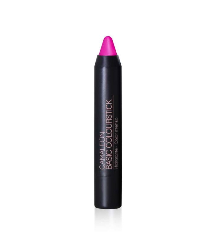 Pintalabios rosa fluor Basic Colourfun · Camaleon Cosmetics · 4Gr