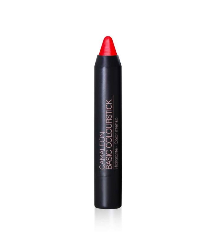 Pintalabios rojo flúor Basic Colourfun · Camaleon Cosmetics · 4Gr