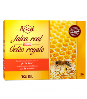 Apicol jalea real 1000 · Tongil · 20 viales