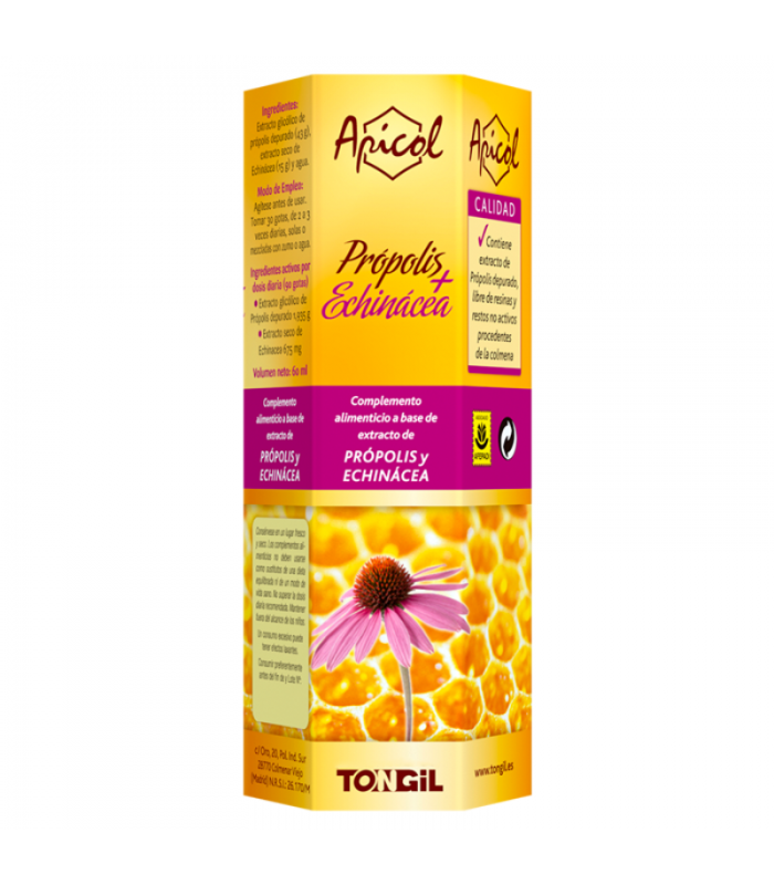 Apicol própolis + echinácea · Tongil · 60 ml