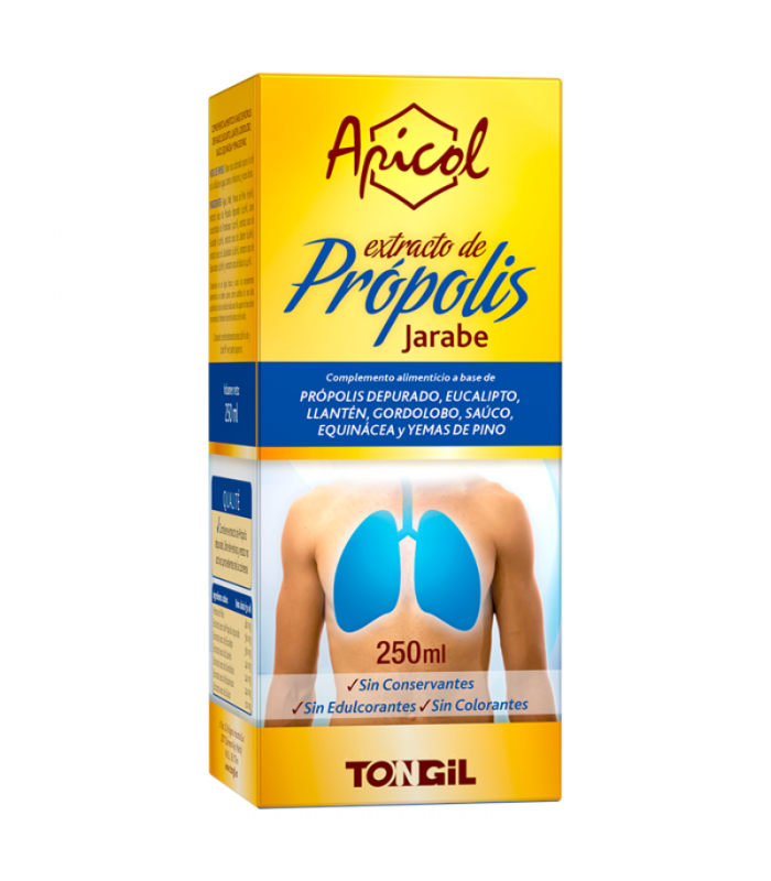 Apicol jarabe extracto de própolis · Tongil · 250 ml