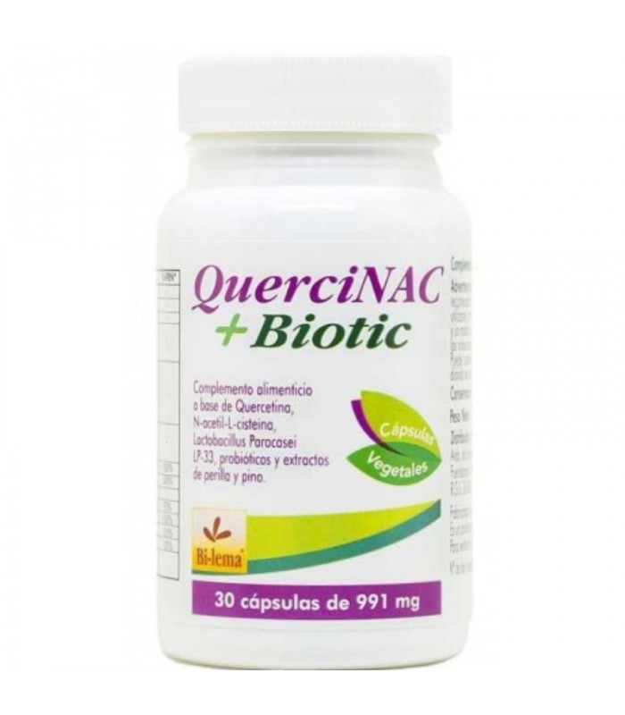 QuerciNAC + Biotic · Bilema · 30 cápsulas