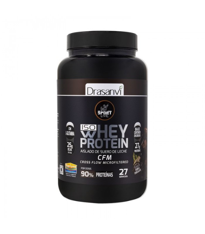 Whey Protein Aislado Doble Chocolate Sport Live · Drasanvi · 800gr