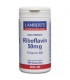 Riboflavina Vitamina B2 50 mg · Lamberts · 100 cápsulas