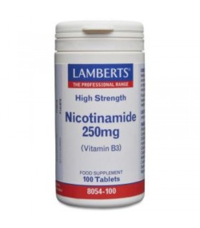 Nicotinamida 250 mg · Lamberts · 100 comprimidos