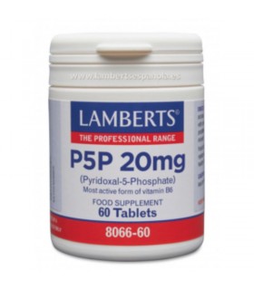 P5P Pyridoxal Vitamina B6 · Lamberts · 60 comprimidos