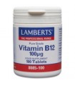 Vitamina B12 100 mcg · Lamberts · 100 comprimidos
