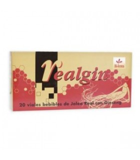 Realgin · Jalea real · Bilema · 20 Viales