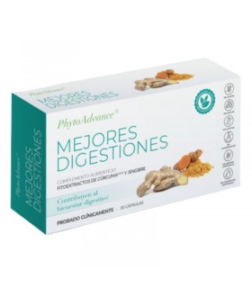 Mejores digesttiones · Phyto Advance · 30 cápsulas