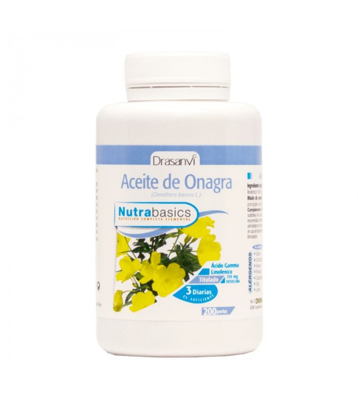 Aceite de Onagra · Drasanvi · 200 perlas