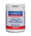 Vitamina E Natural 400 UI · Lamberts · 60 perlas