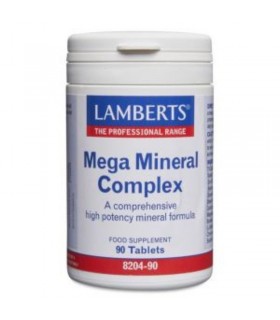 Mega Mineral Complex · Lamberts · 90 comprimidos