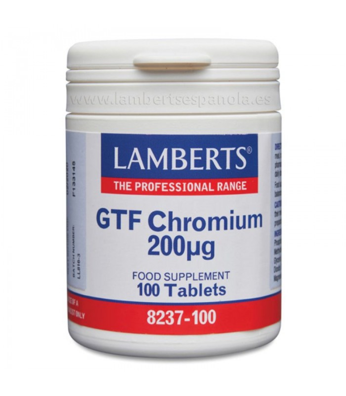 Cromo GTF · Lamberts · 100 comprimidos
