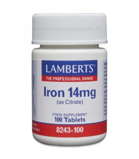 Hierro · Lamberts · 100 comprimidos
