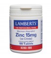 Zinc 15 mg · Lamberts · 180 comprimidos