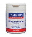 Manganeso 4 mg · Lamberts · 100 comprimidos