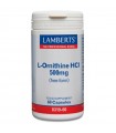 L-Tirosina 500mg · Lamberts · 60 Cápsulas