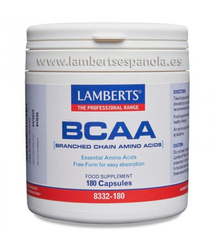 BCAA en Forma Libre · Lamberts · 180 cápsulas
