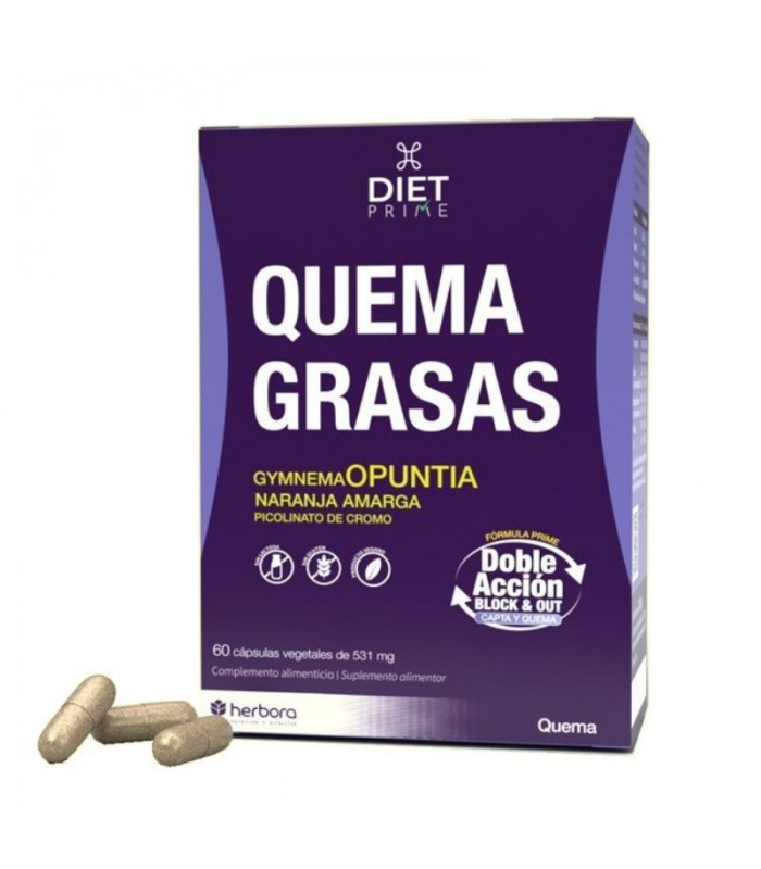 Quemagrasas Herbopuntia · Herbora · 60 Cápsulas