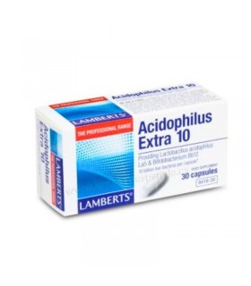 Acidophilus Extra 10-Lamberts-30 cápsulas
