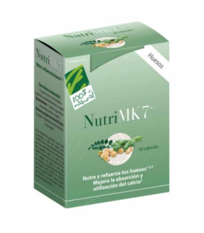 NutriMK7 Huesos · 100% Natural · 60 cápsulas