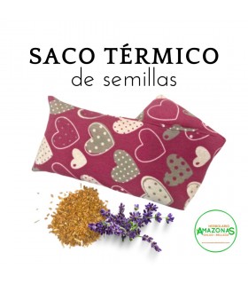 saco termico de corazones
