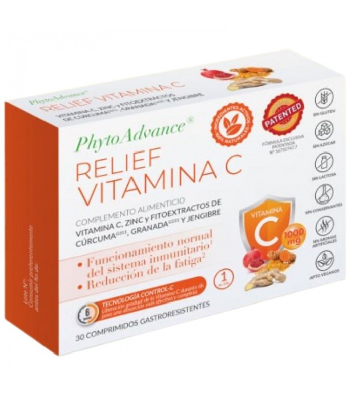 Relief Vitamina C · Phytoadvance · 30 comprimidos