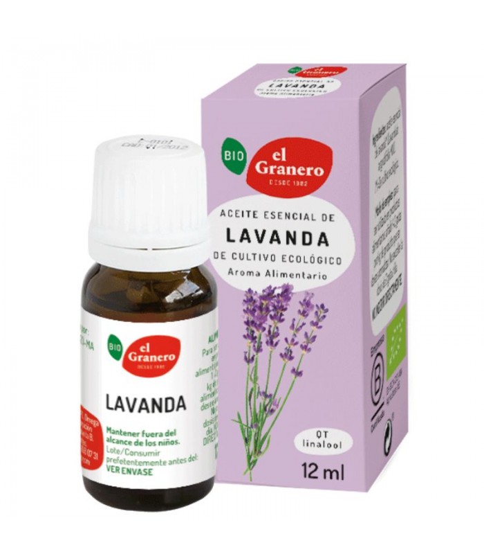Aceite Esencial de Lavanda BIO · El Granero Integral · 12 Ml