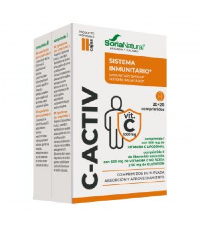 C Activ · Soria Natural · 20+20 capsulas