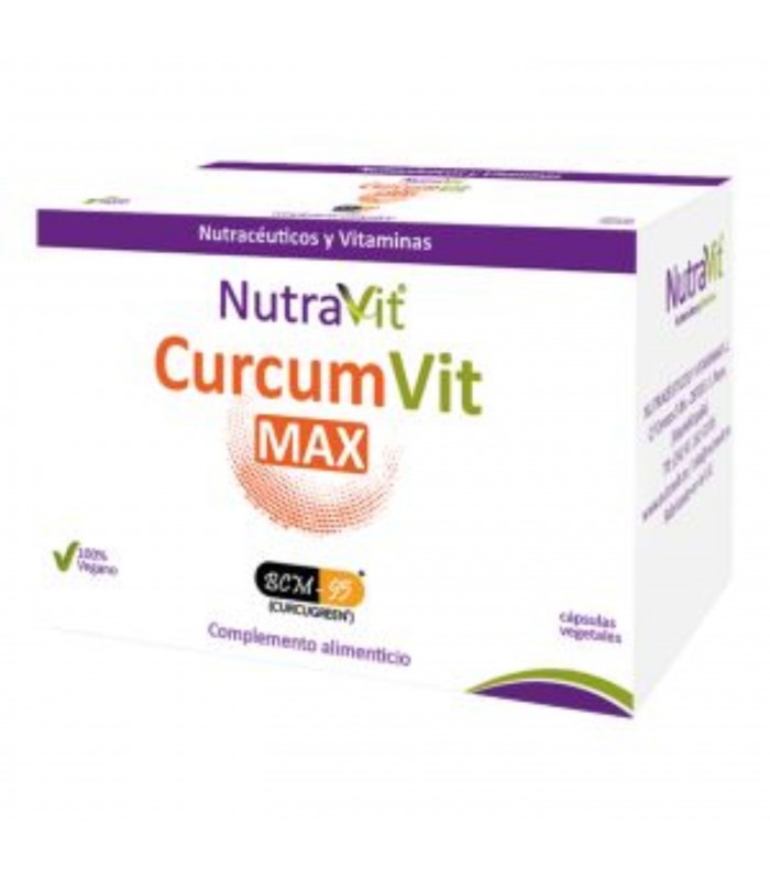 CurcumVit Max · NutraVit · 60 cápsulas