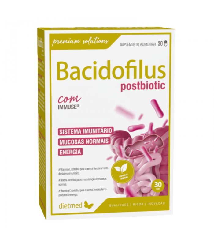 Bacidofilus Postbiotic · 30 Cápsulas · Dietmed