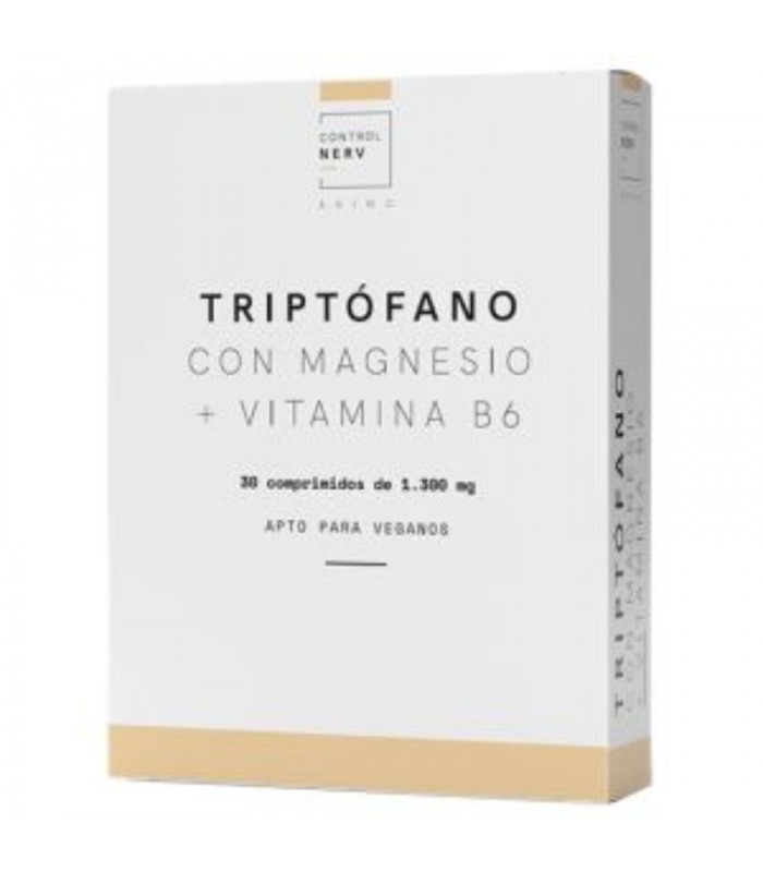 Triptófano con Magnesio + Vitamina B6 · Herbora · 30 comprimidos