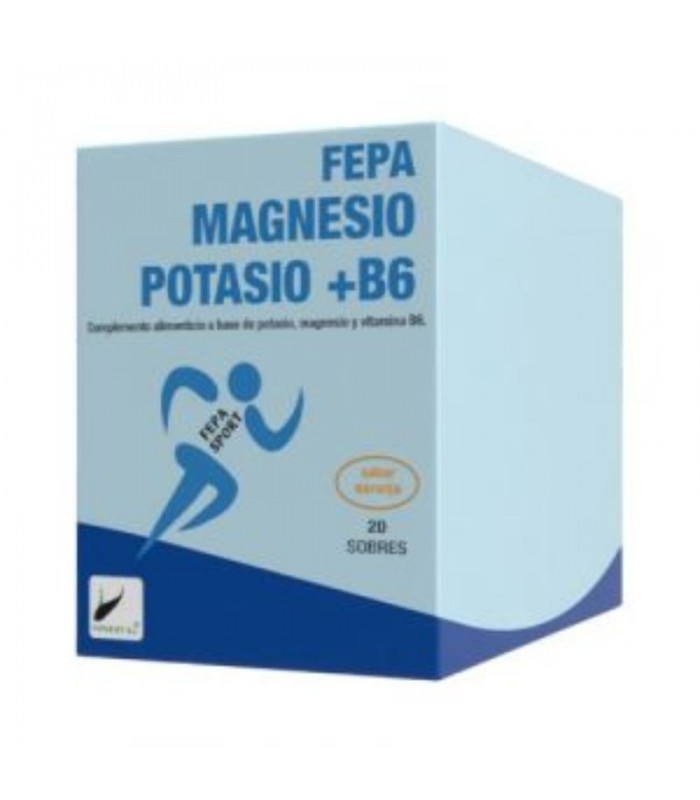 Fepa-Sport Magnesio, Potasio y B6 · Fepadiet · 20 sobres