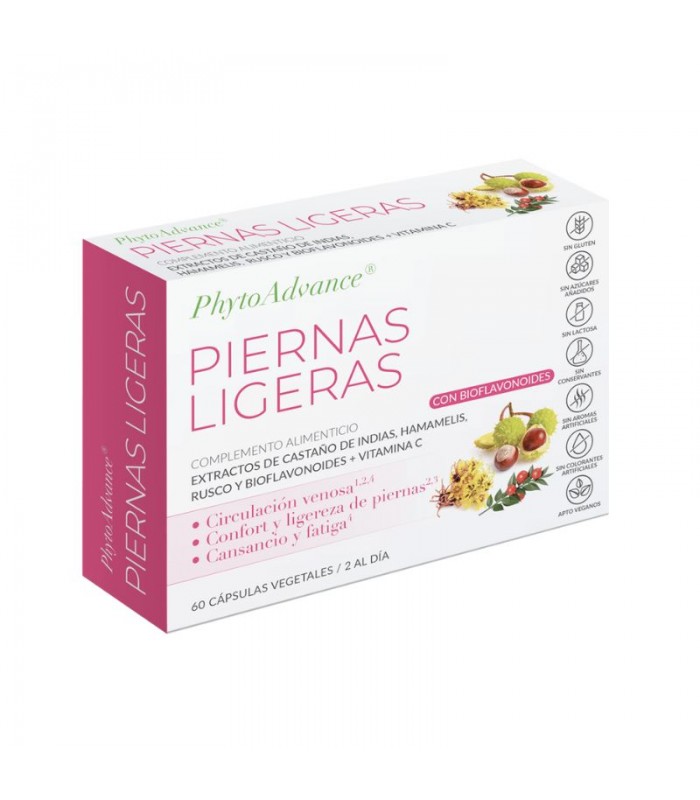 Piernas Ligeras · Phytoadvance · 60 Capsulas