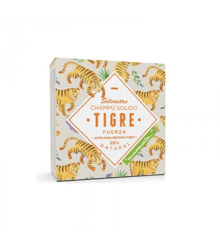 Champú Sólido Tigre (Fuerza) · Silvestre · Pastilla de 60 gr
