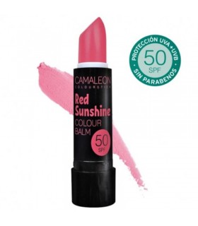 Bálsamo Labial Camaleón Color Rojo SPF50 · Corefar · 4gr