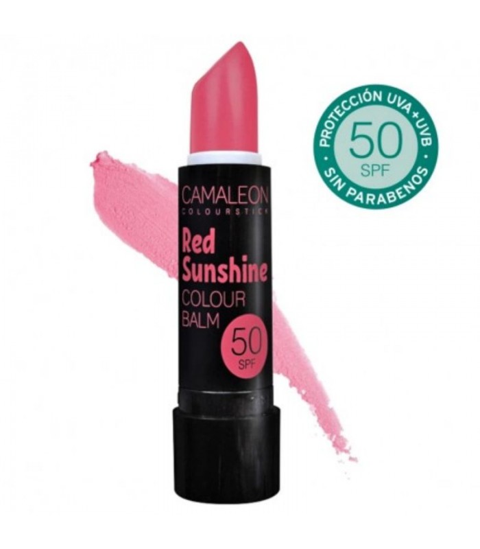 Bálsamo Labial Camaleón Color Rojo SPF50 · Corefar · 4gr