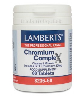Cromo Complex · Lamberts · 60 Comprimidos
