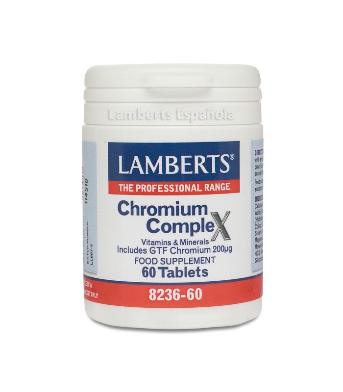 Cromo Complex · Lamberts · 60 Comprimidos