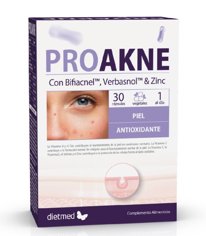 Proakne con Bifiacnel™· Dietmed · 30 Capsulas