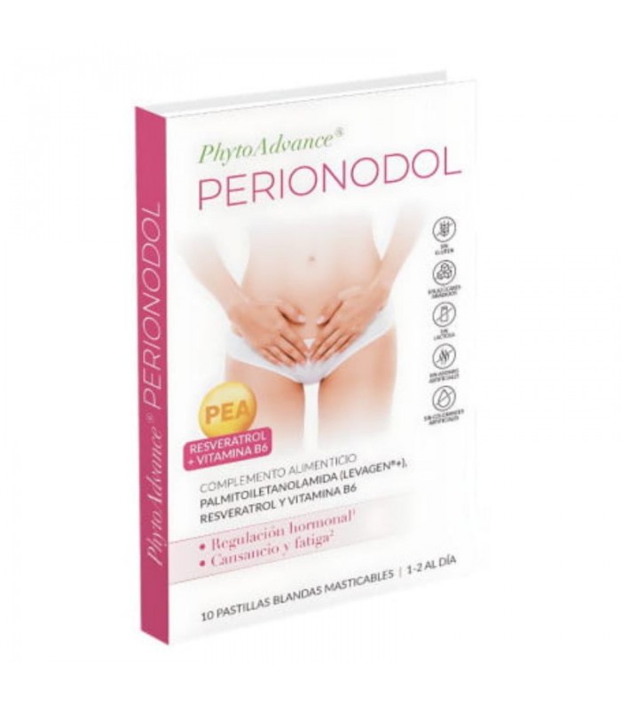 Perionodol Pastillas masticables · Phytoadvance · 10 Pastillas