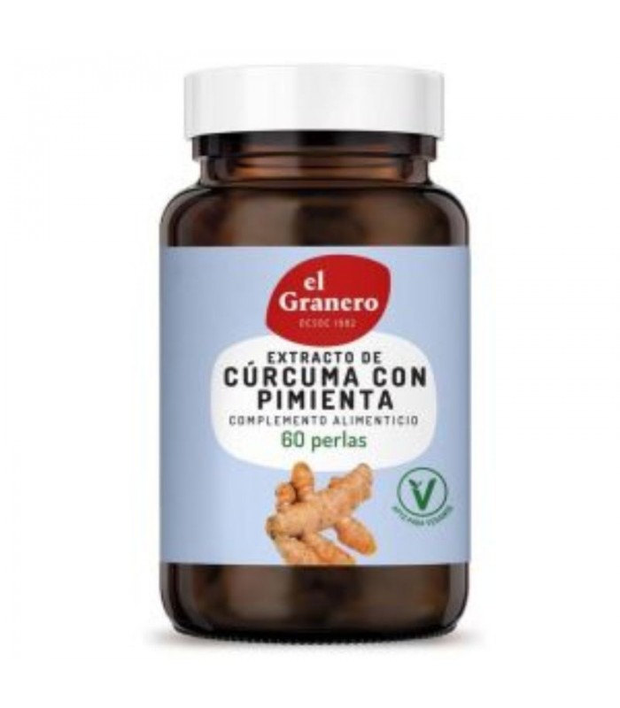 Extracto de Cúrcuma y Pimienta · El Granero Integral · 60 Cápsulas
